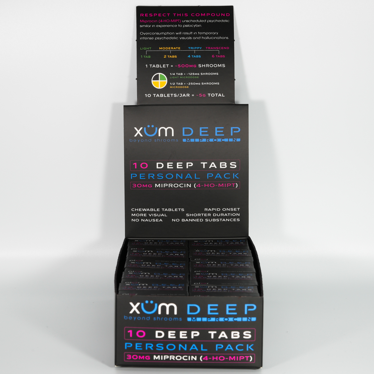 PREORDER | XÜM DEEP Personal Pack - Wholesale Display Case (10 units)